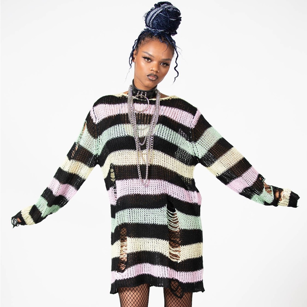 Killstar Licorice Knit Sweater
